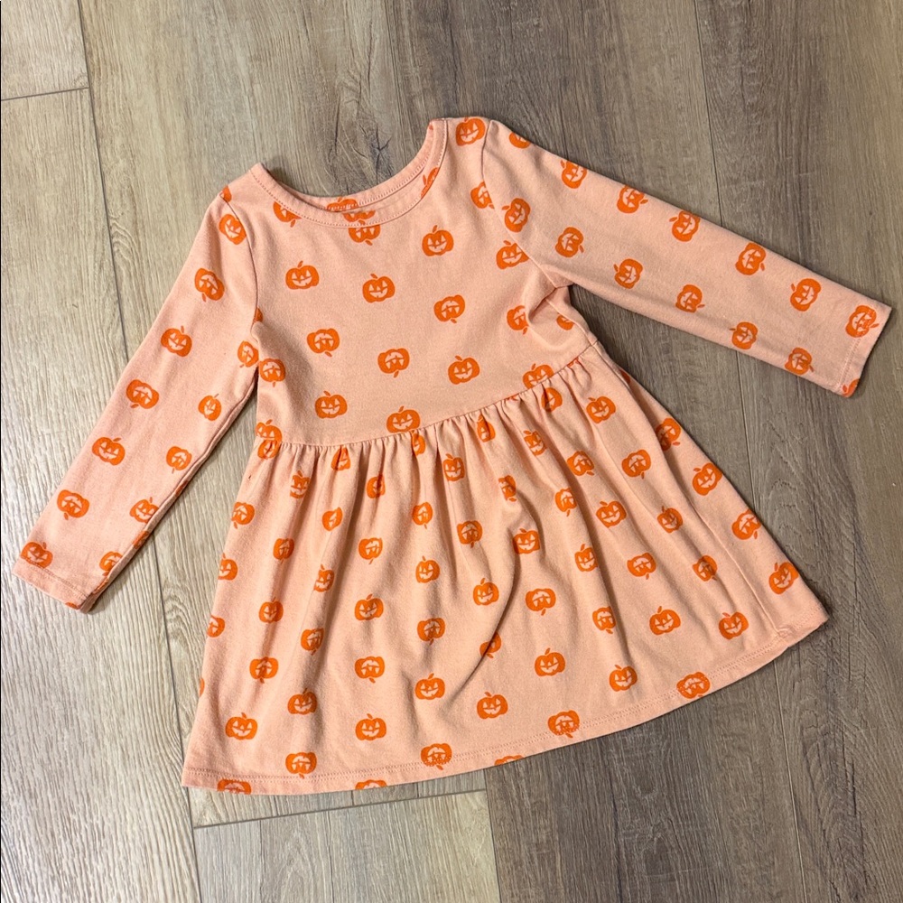 Cat & Jack Peach Pumpkin Dress